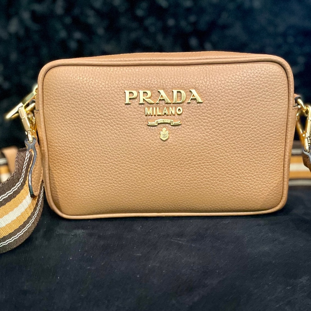 Prada Tan/Caramel Crossbody Bag